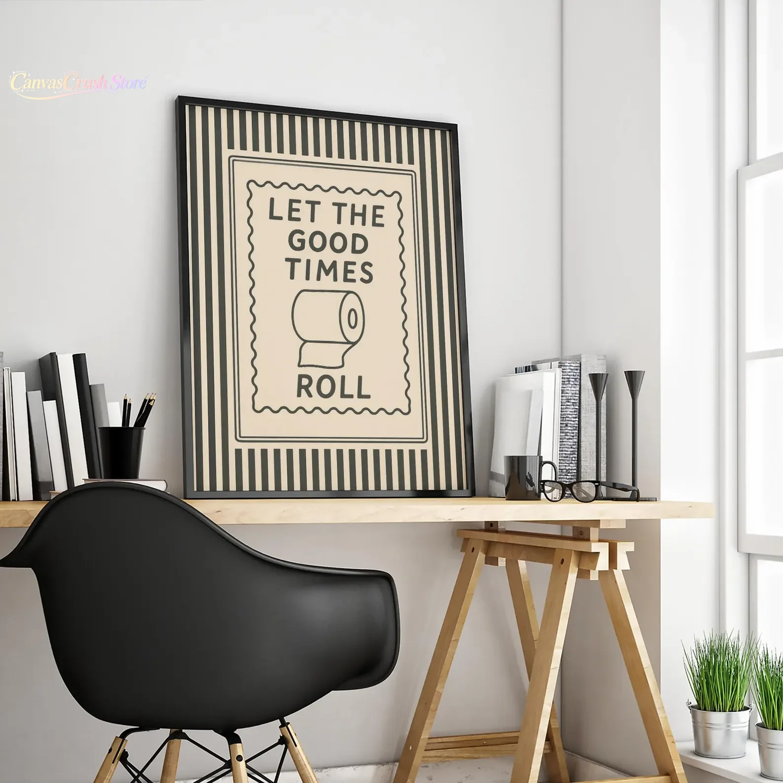 Home Goods Bathroom Decor - Let the Good Times Roll Funny