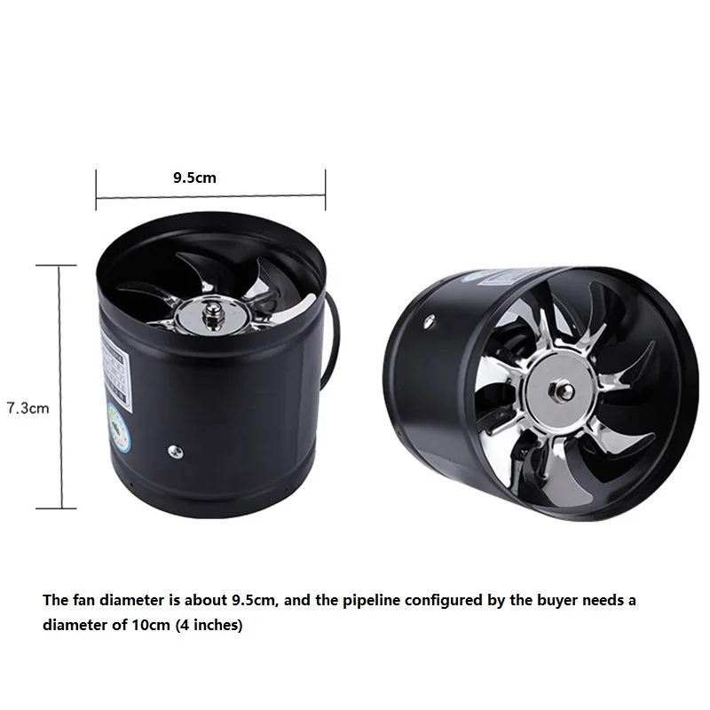 4 Inch Fan Air Ventilator For  - Home Bathroom Extractor Fan recension och pris