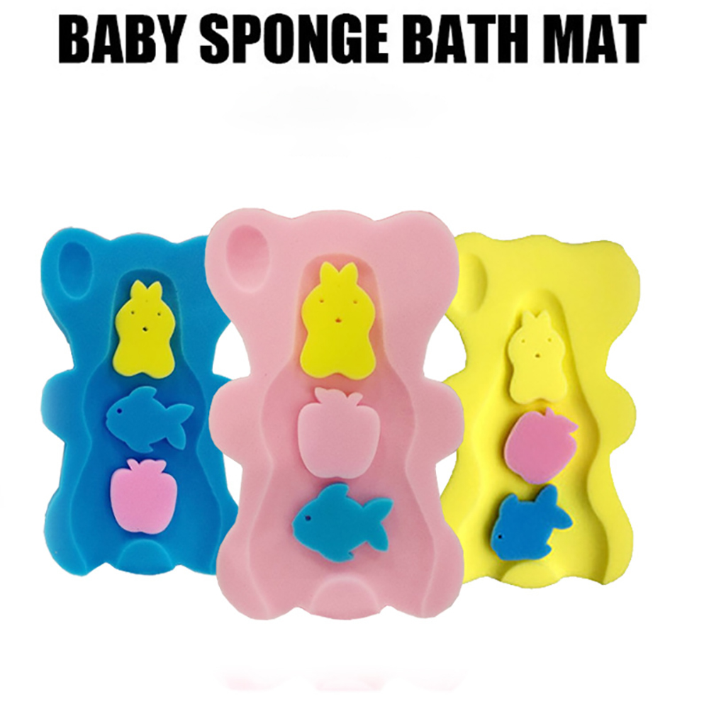 Baby Bathing Mat with Net Cove - Non Slip Bath Mat recension och pris