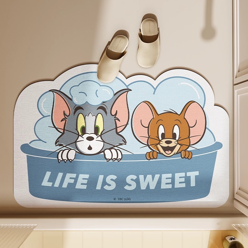 40x60cm Tom New and Jerry Floo - Non Slip Bath Mat recension och pris