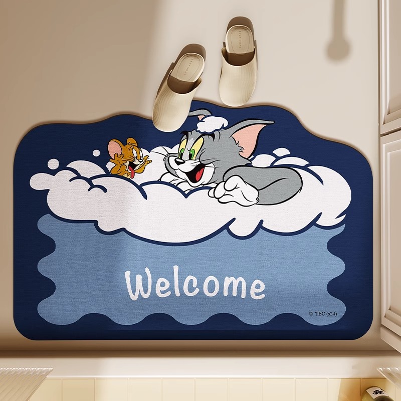 40x60cm Tom New and Jerry Floo - Non Slip Bath Mat recension och pris