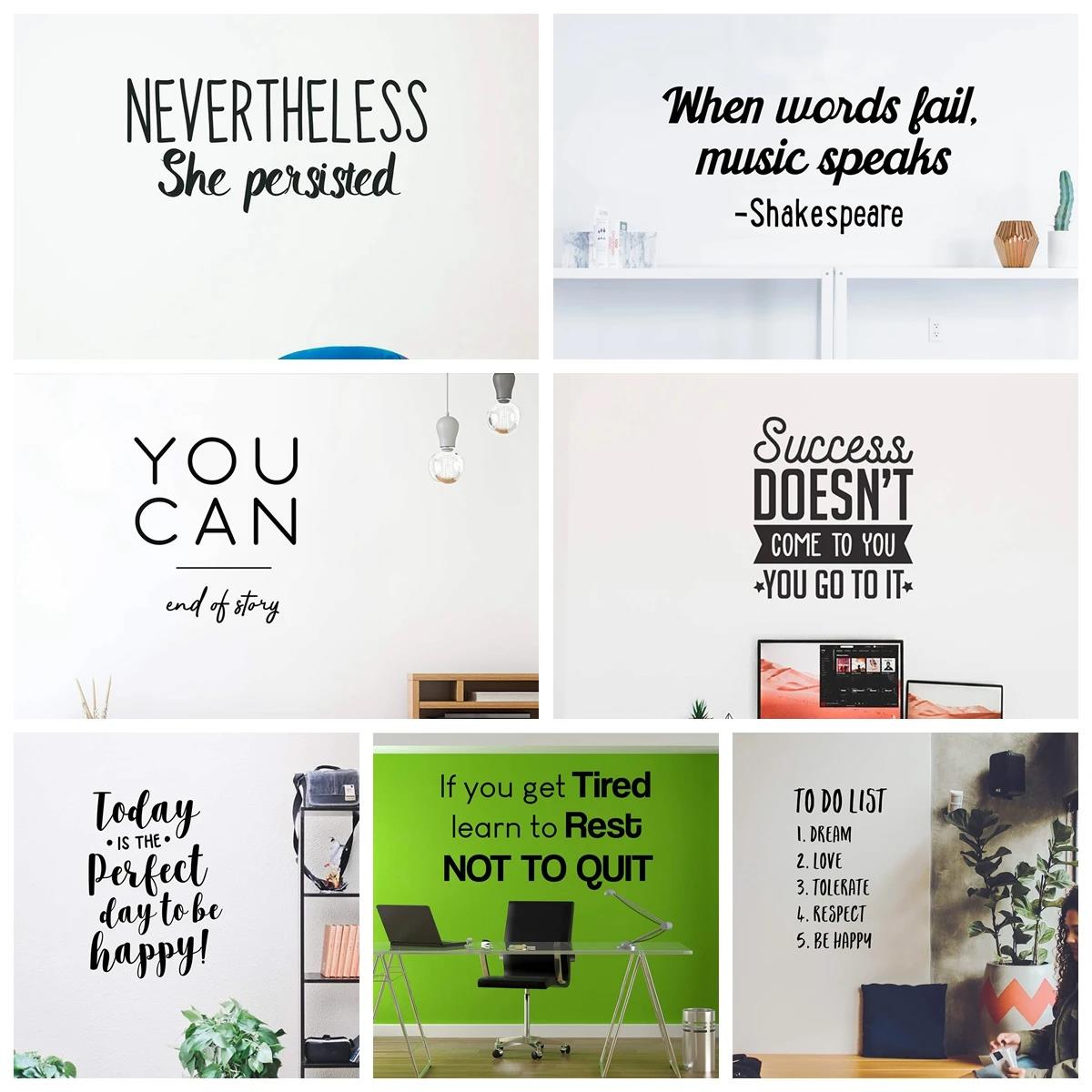 1pc Quotes Wall Sticker Self-a - Home Bathroom Wall Tiles recension och pris