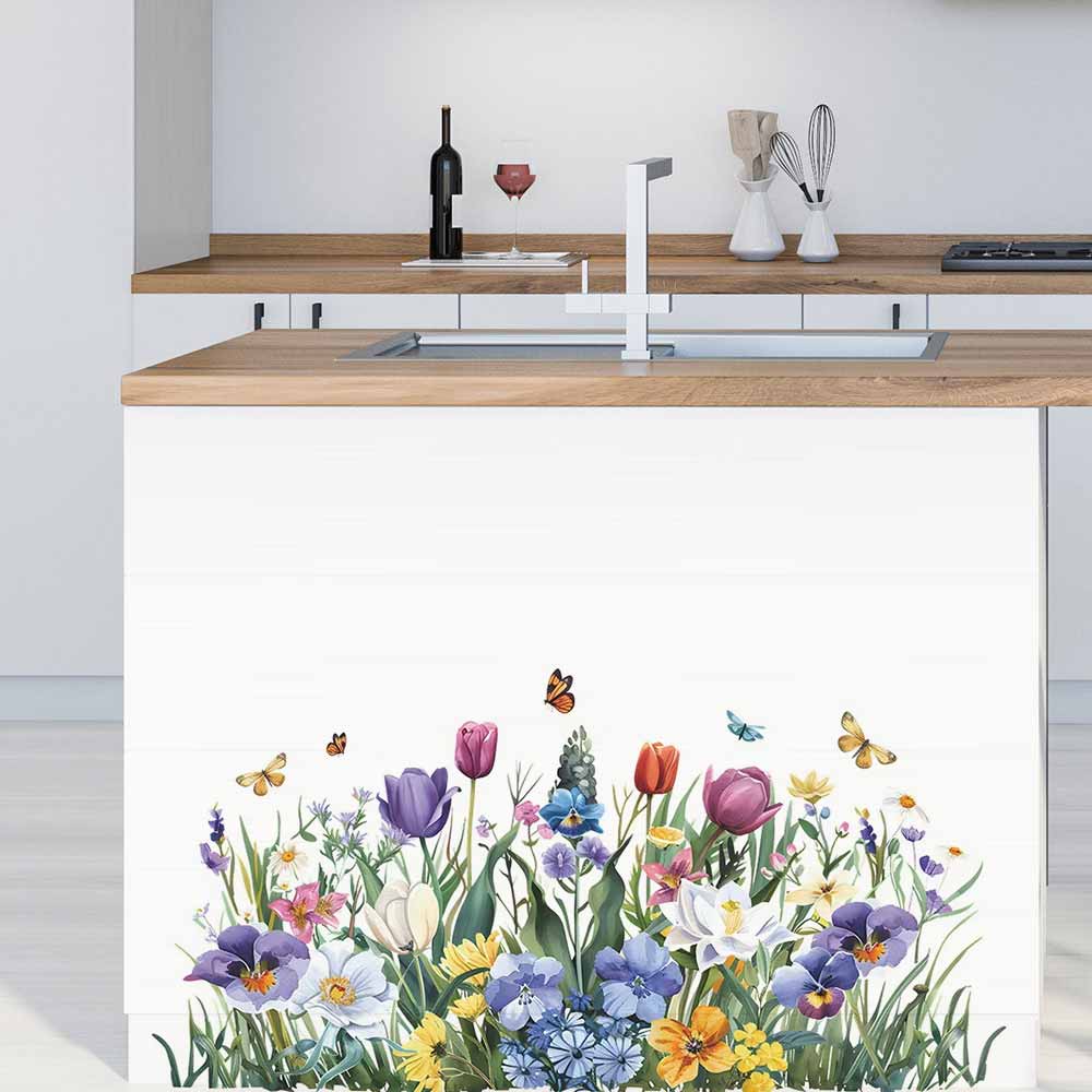 Tulip Butterfly Window Sticker - Home Bathroom Wall Tiles recension och pris