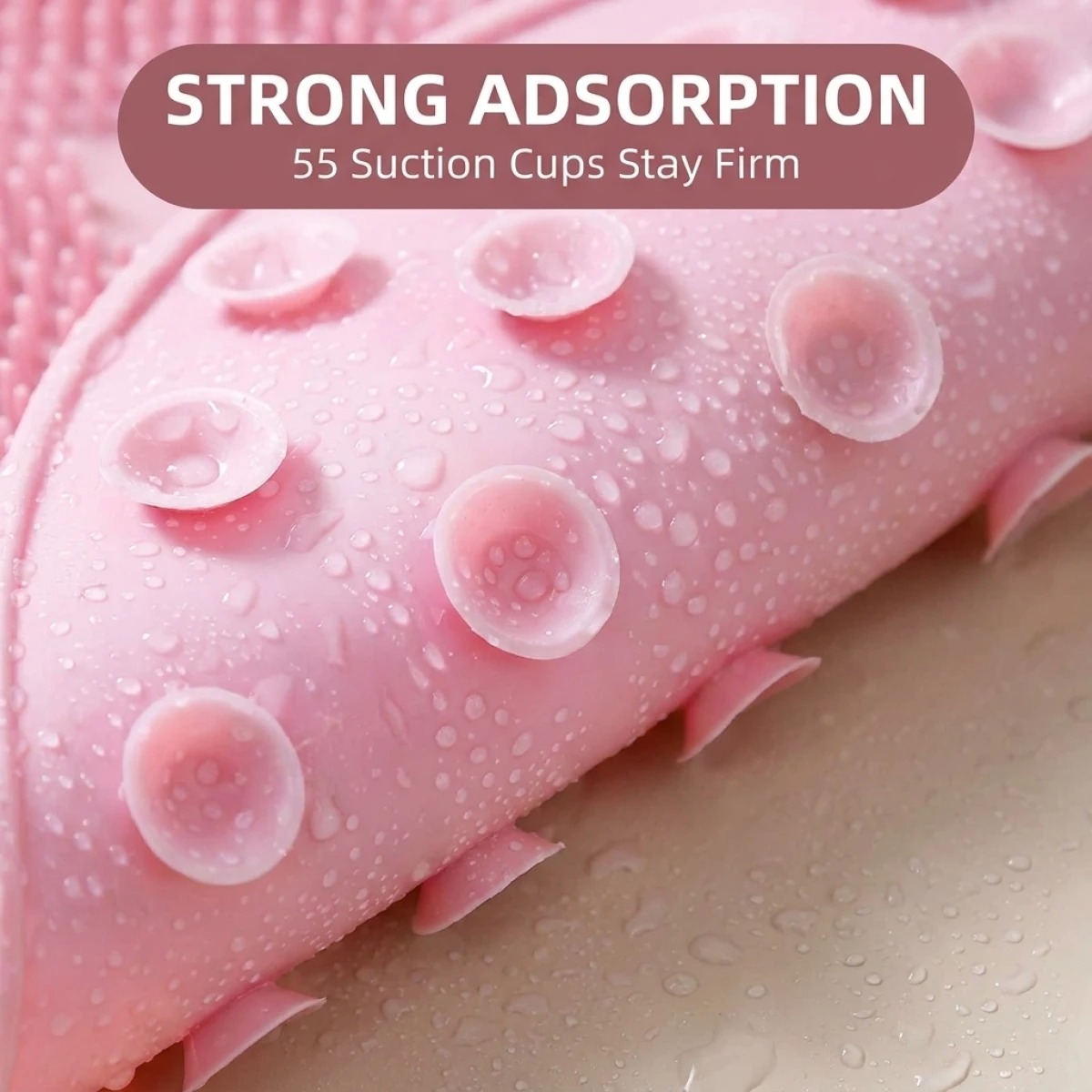 Silicone Foot Scrubber Mat Han - Non Slip Bath Mat recension och pris