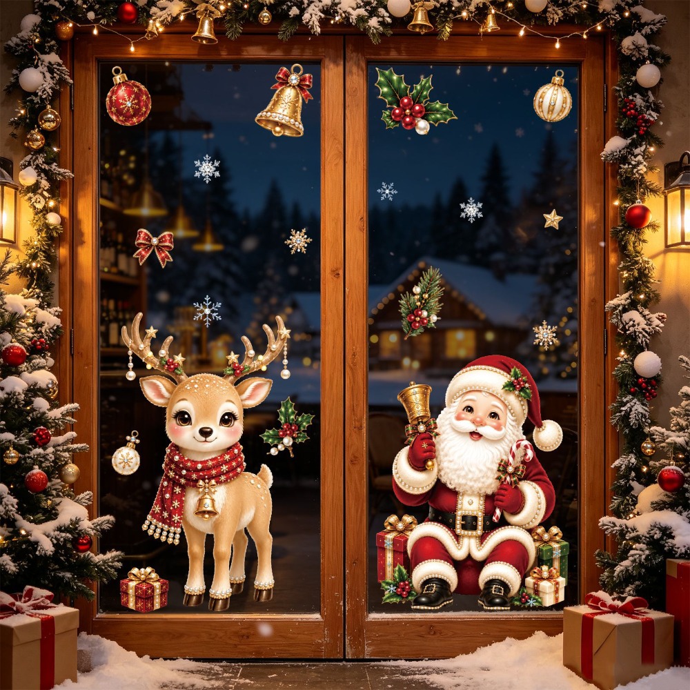 Christmas 2027 New Window Stic - Home Bathroom Wall Tiles recension och pris