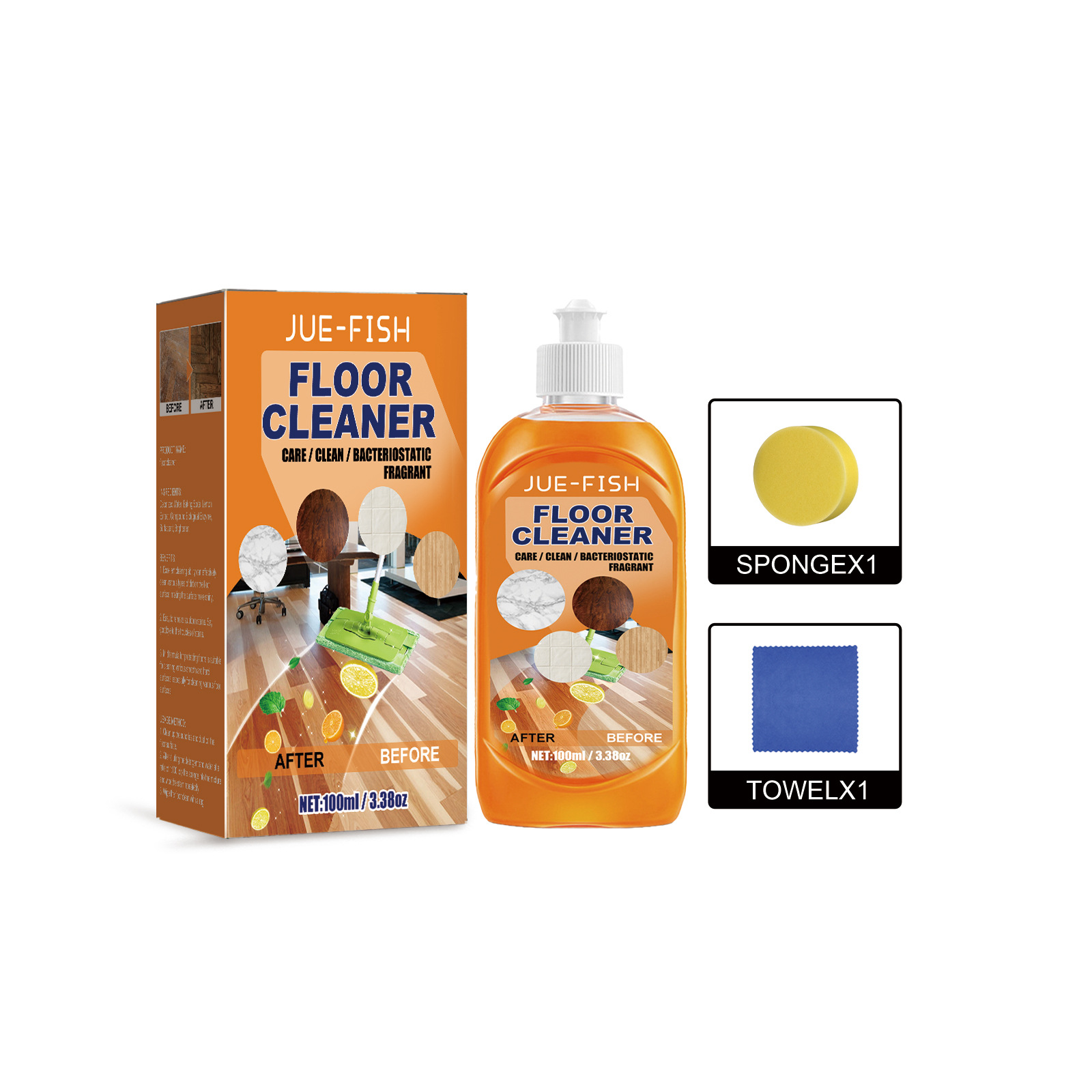 Floor Cleaner Set - Decontamin - Home Bathroom Cleaning Solution recension och pris