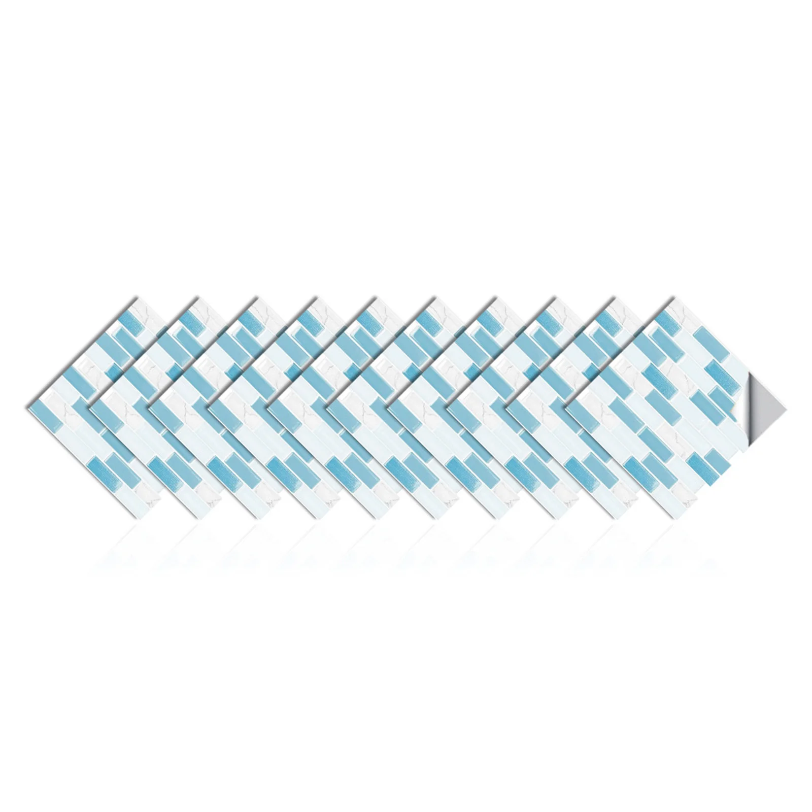 10x Self-Adhesive 3D-Mosaic Ti - Home Bathroom Wall Tiles recension och pris