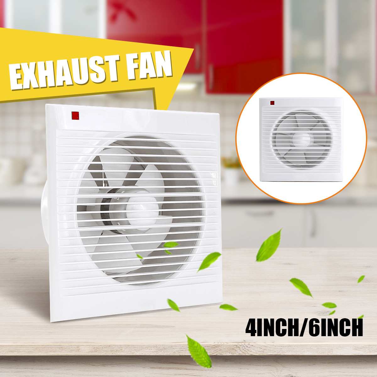 4 Inch 6 Inch 8 Inch 220V Mute - Home Bathroom Extractor Fan recension och pris