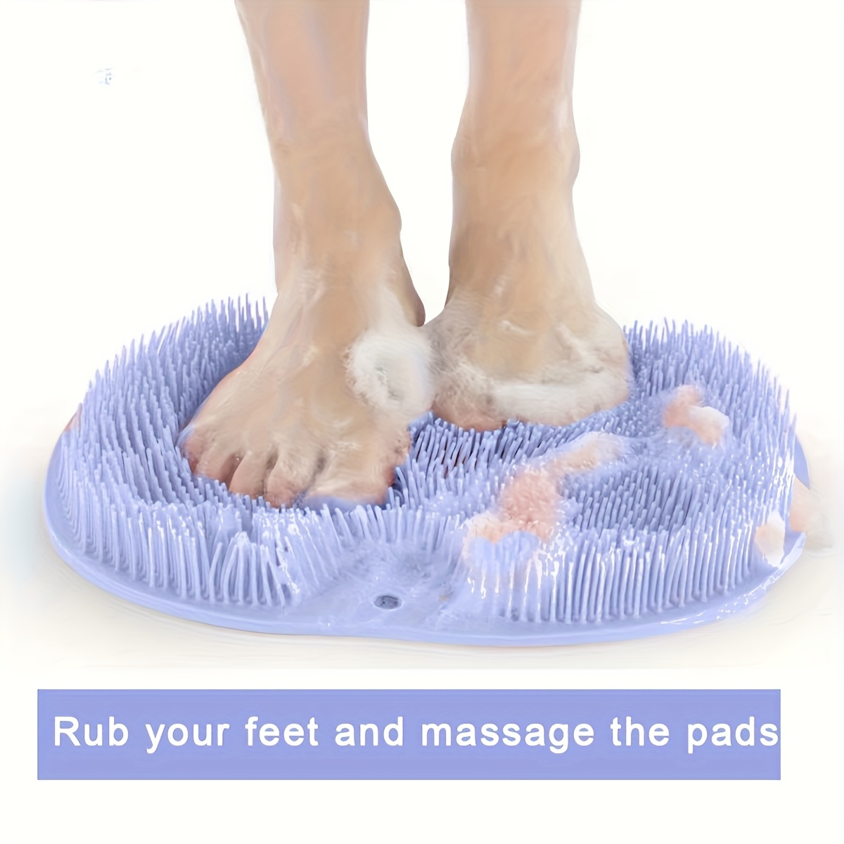 Anti-slip Shower Foot Scrubber - Non Slip Bath Mat recension och pris