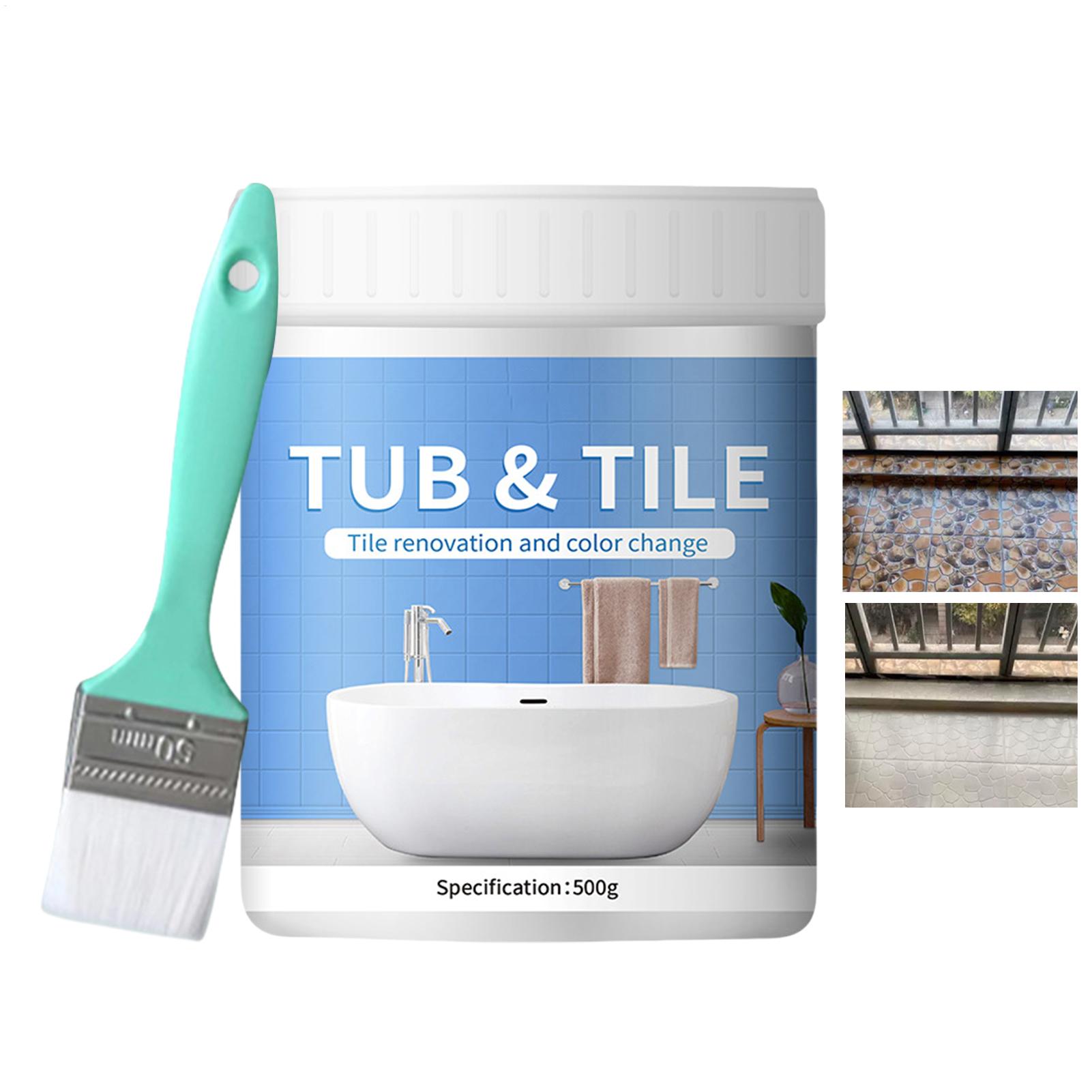Bathroom Tile Paint Kit 500g W - Home Bathroom Wall Tiles recension och pris