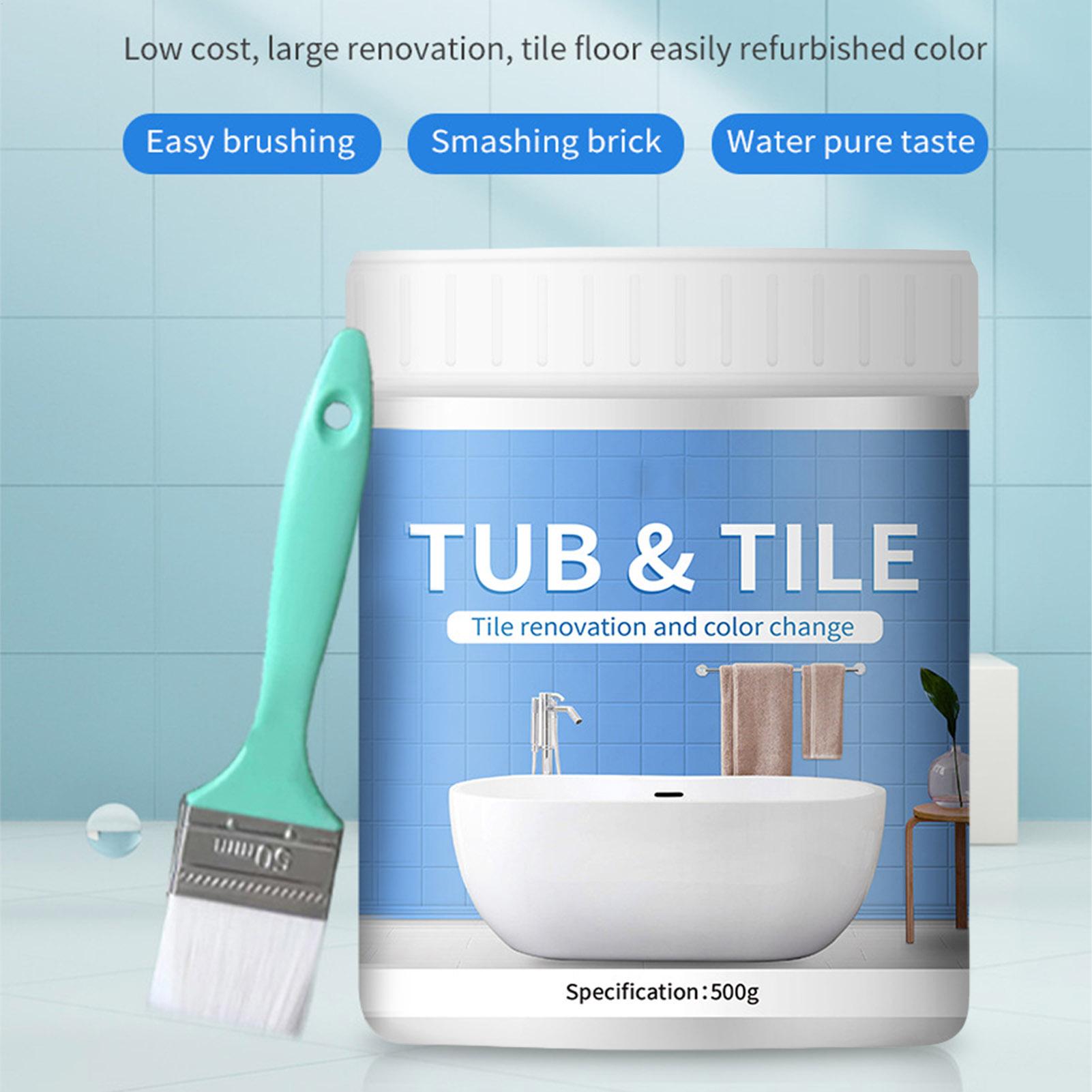 Bathroom Tile Paint Kit 500g W - Home Bathroom Wall Tiles recension och pris