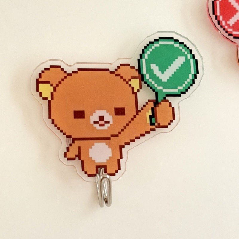 Cute Rilakkuma Adhesive Hooks  - Home Goods Bathroom Decor recension och pris